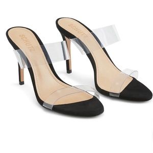 Schutz Ariella Sandal-Black Patent Leather